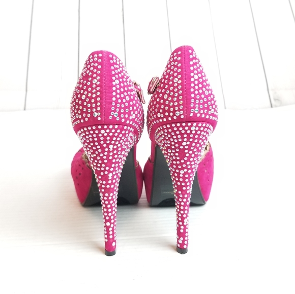 Bling platform heels - Picture 6 of 8